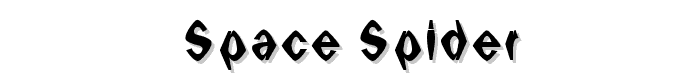 Space Spider font